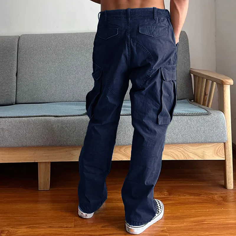 Bartrem® | Men's Loose Large Pocket Wear-resistant Cargo Paratrooper Pants 35879567Z - Image 10