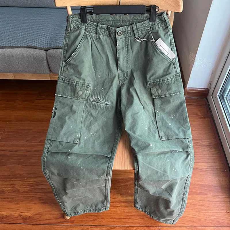 Bartrem® | Men's Loose Large Pocket Wear-resistant Cargo Paratrooper Pants 35879567Z - Image 12