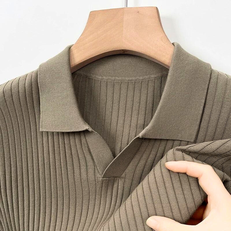 Baseem® | Knitted Polo Shirt - Image 3