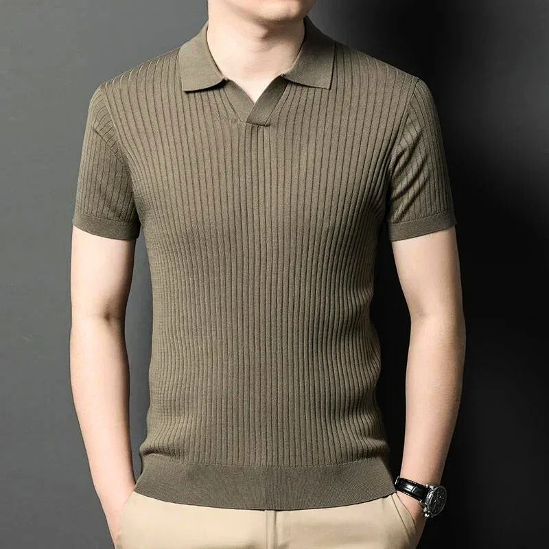 Baseem® | Knitted Polo Shirt - Image 4