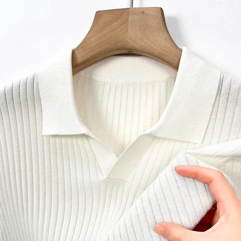 Baseem® | Knitted Polo Shirt - Image 6