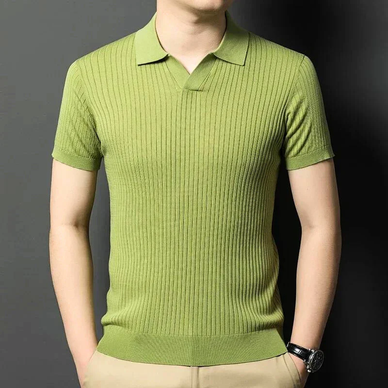 Baseem® | Knitted Polo Shirt - Image 8