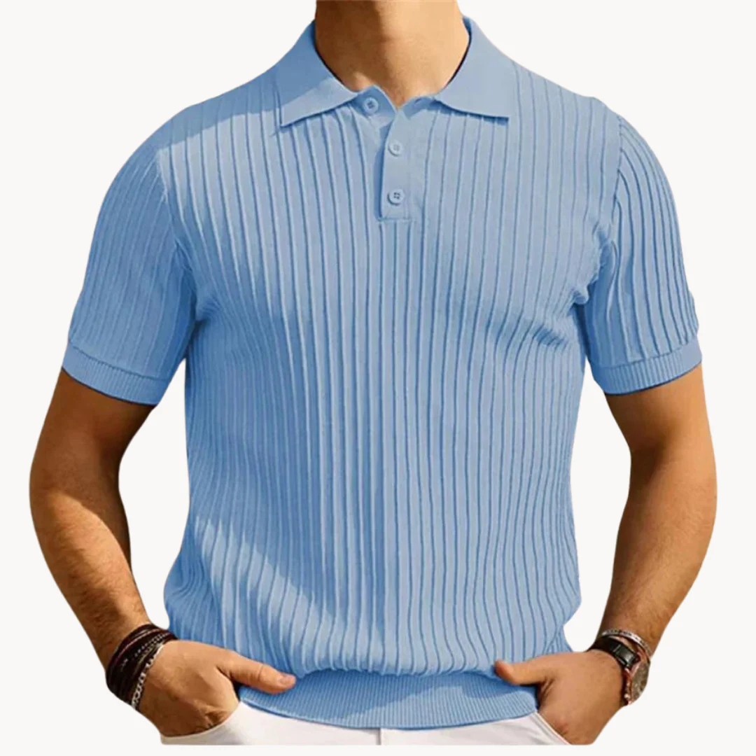 Basil® | Casual Knitted Polo Men - Image 2