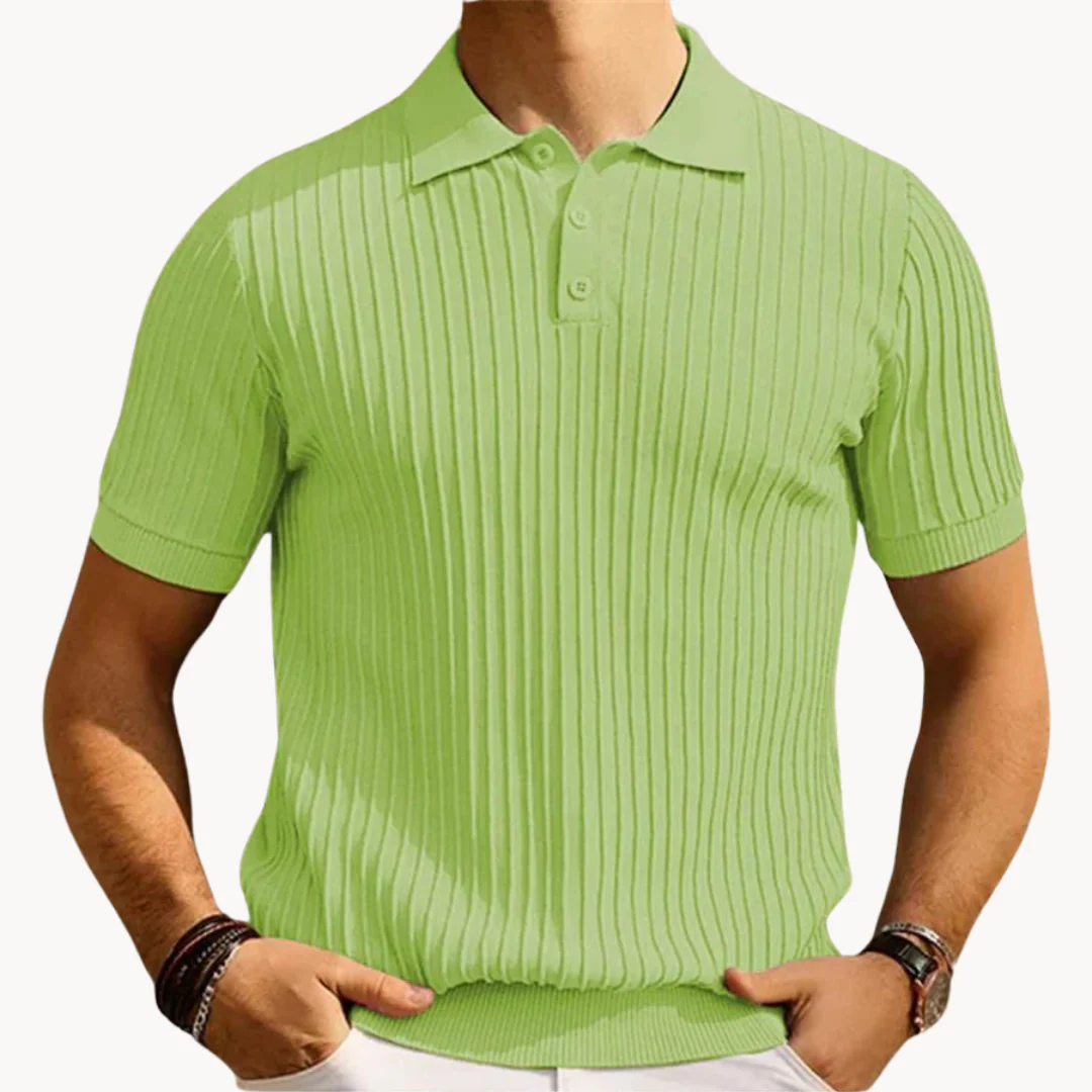 Basil® | Casual Knitted Polo Men - Image 3