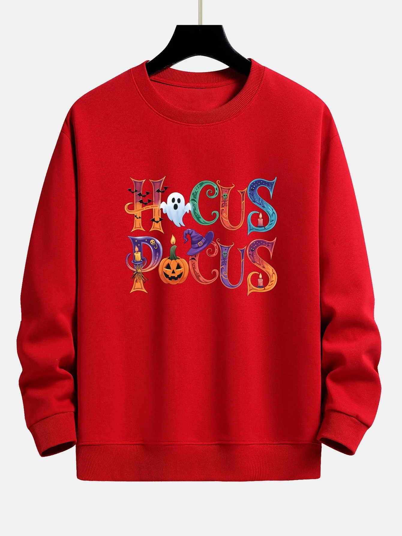 Bautista® | Halloween Hocus Pocus Print Relax Fit Sweatshirt - Image 2