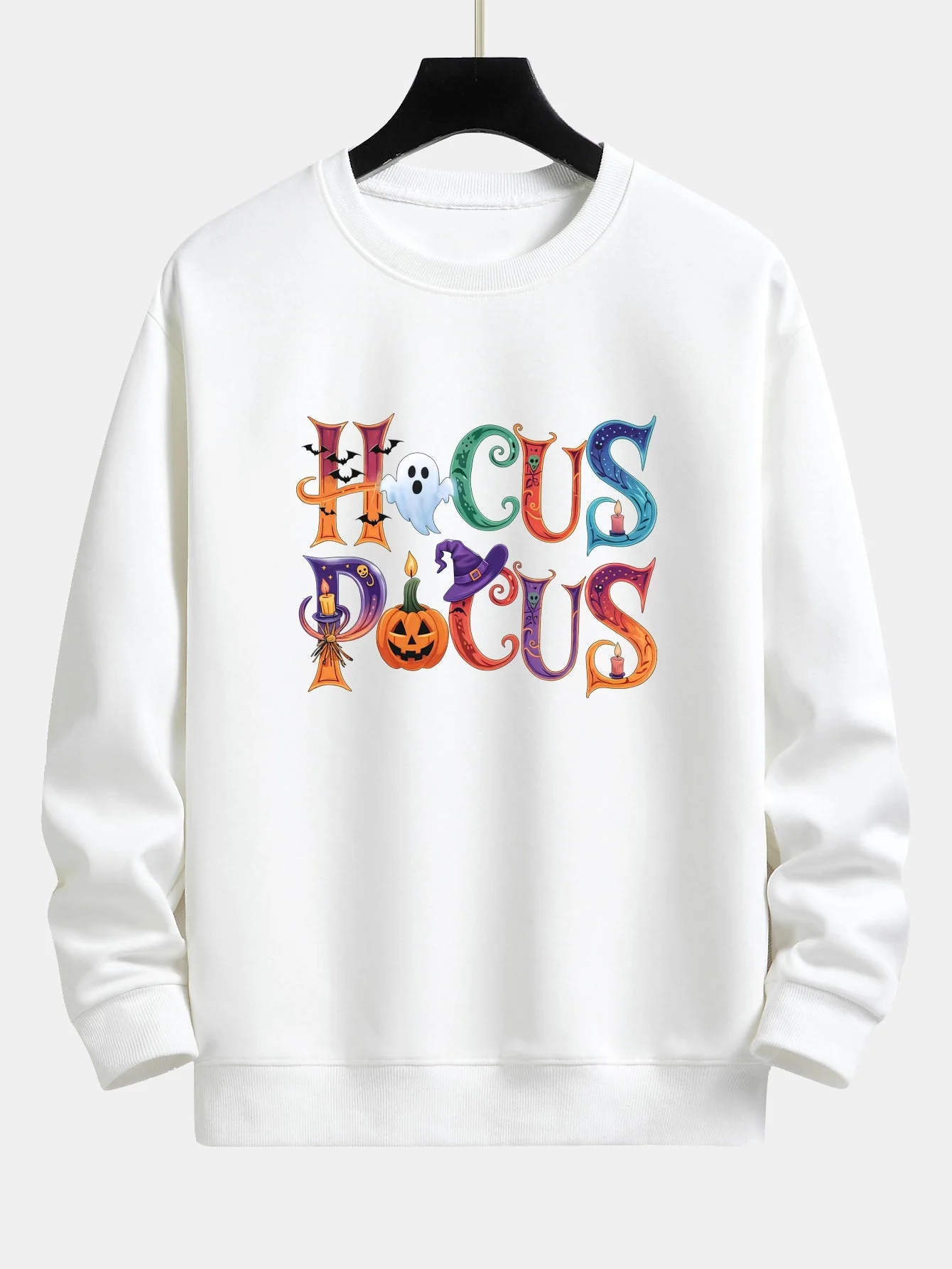 Bautista® | Halloween Hocus Pocus Print Relax Fit Sweatshirt - Image 3