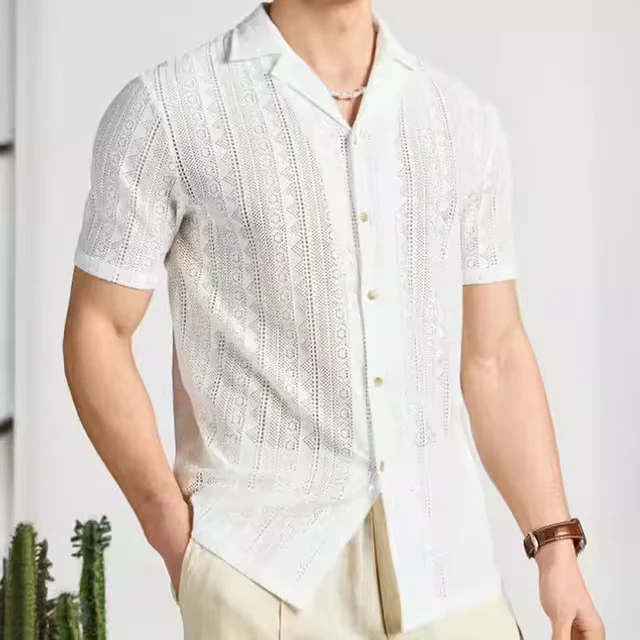 Baxter® | Men's Breathable Summer Shirt Knitted - Image 11
