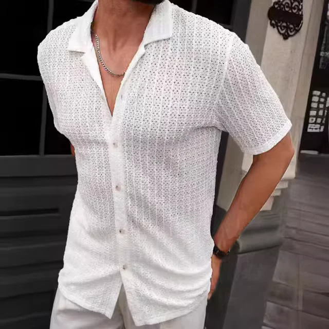 Baxter® | Men's Breathable Summer Shirt Knitted - Image 12