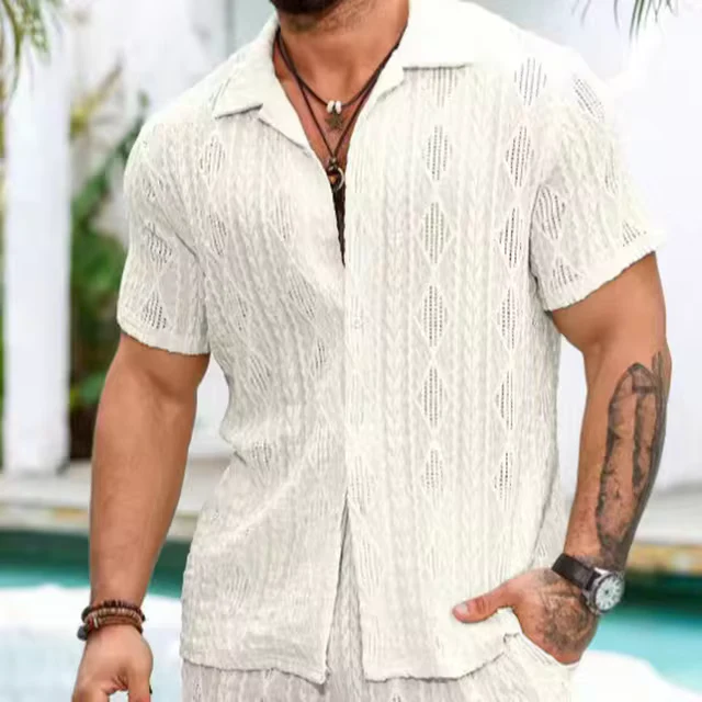 Baxter® | Men's Breathable Summer Shirt Knitted - Image 13