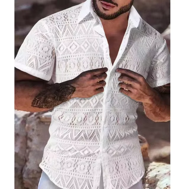 Baxter® | Men's Breathable Summer Shirt Knitted - Image 5