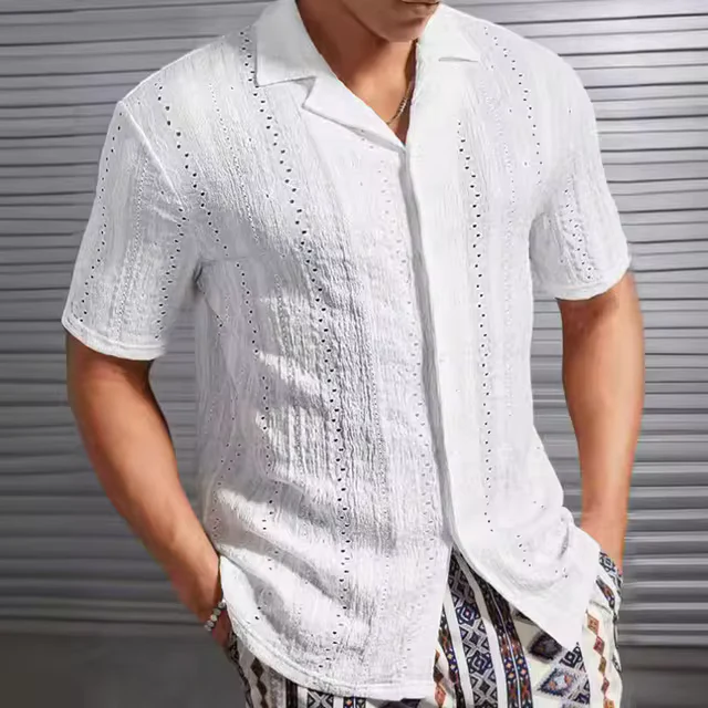 Baxter® | Men's Breathable Summer Shirt Knitted - Image 8