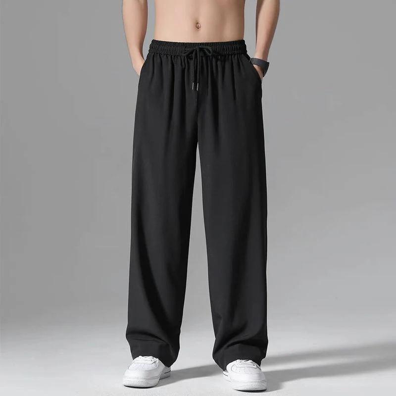 Baylor® | Long Ice Silk Trousers For Men - Image 10