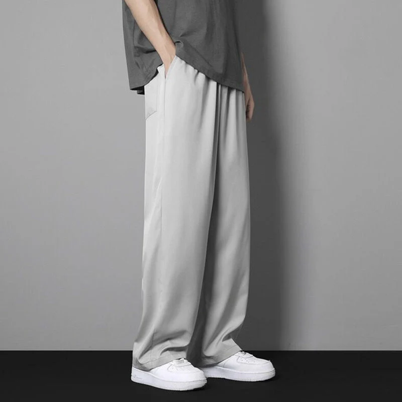 Baylor® | Long Ice Silk Trousers For Men - Image 12