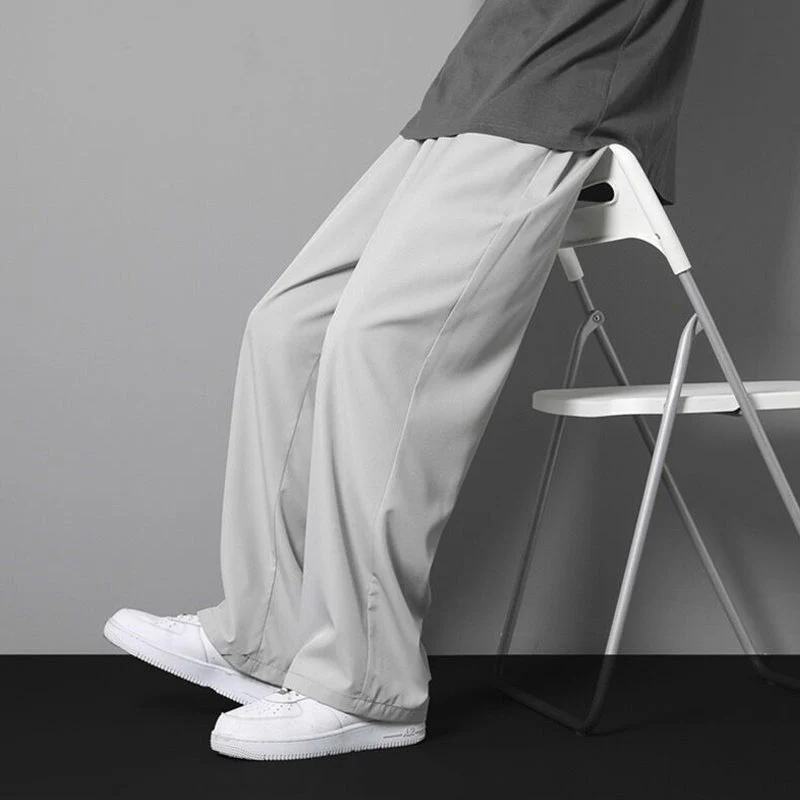 Baylor® | Long Ice Silk Trousers For Men - Image 3
