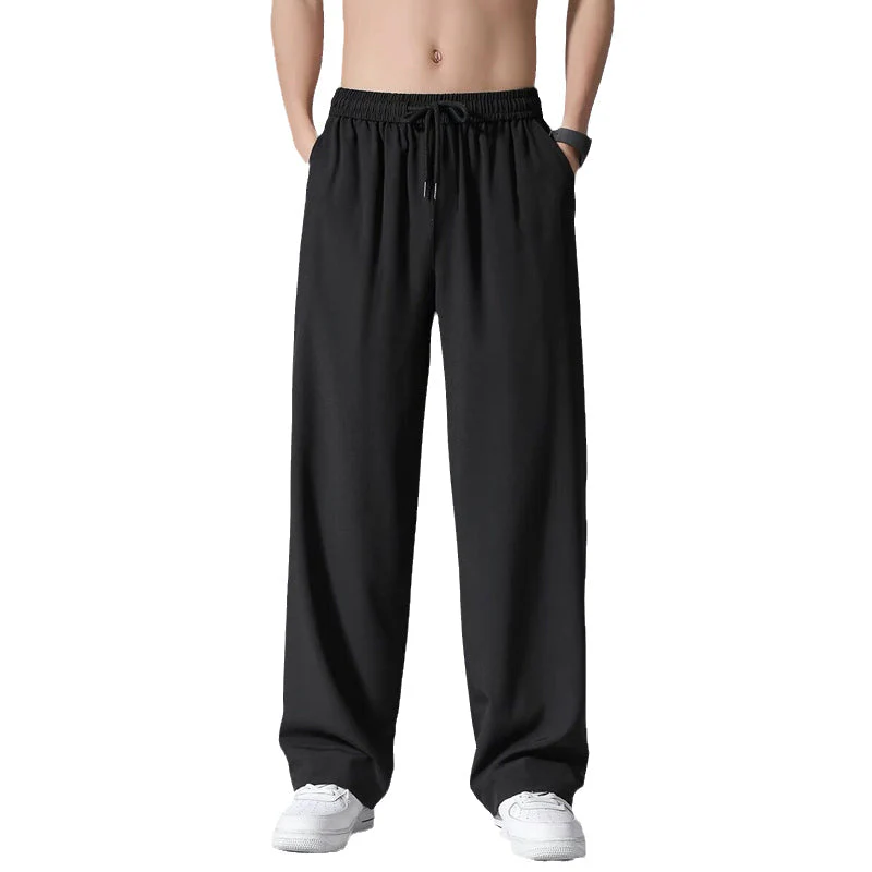 Baylor® | Long Ice Silk Trousers For Men - Image 7
