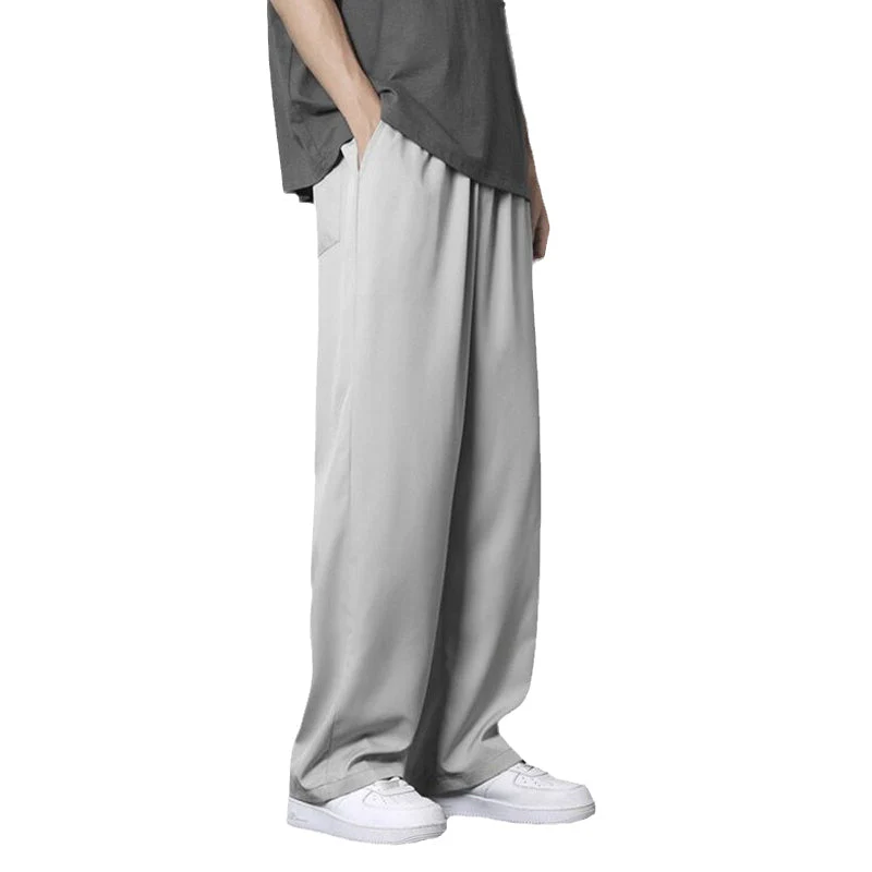 Baylor® | Long Ice Silk Trousers For Men - Image 8