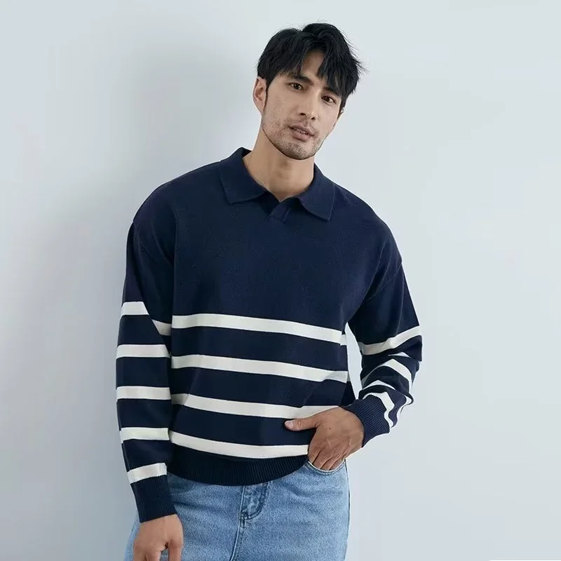 Beau® | Striped Knitted Sweater - Image 3