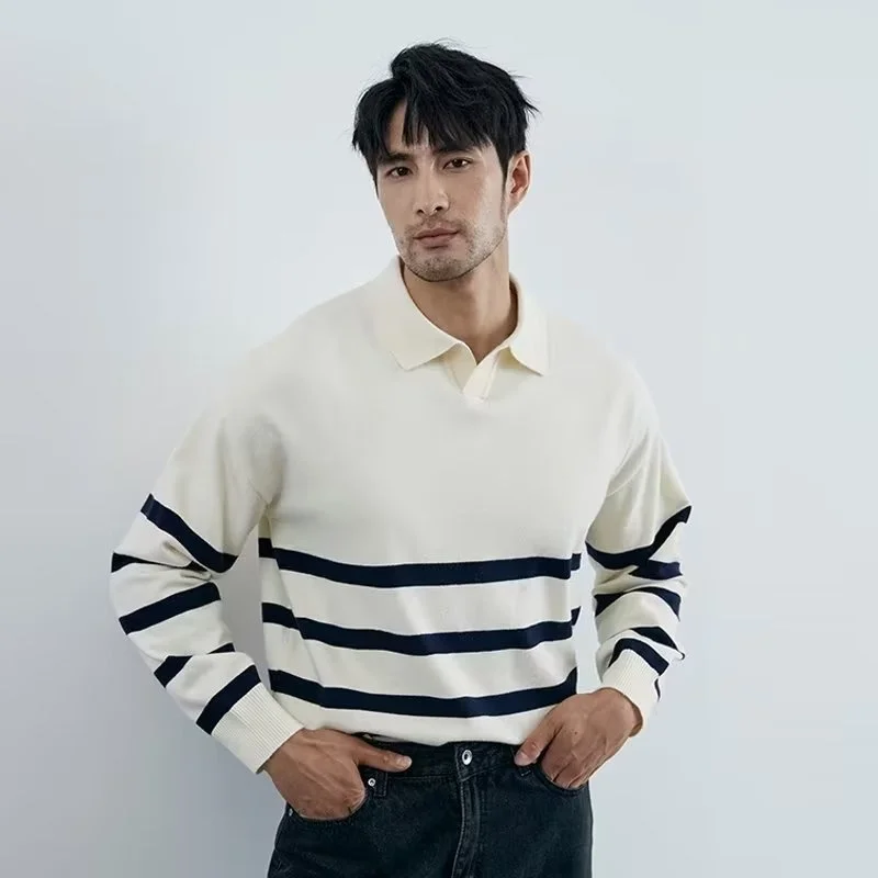 Beau® | Striped Knitted Sweater - Image 4