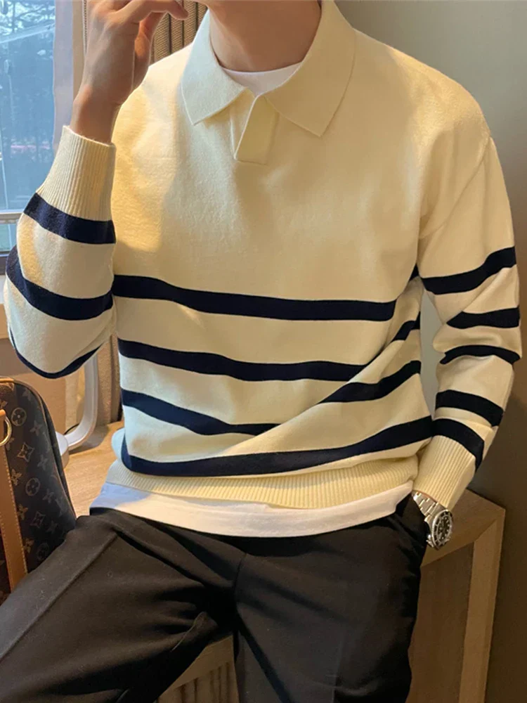 Beau® | Striped Knitted Sweater - Image 7