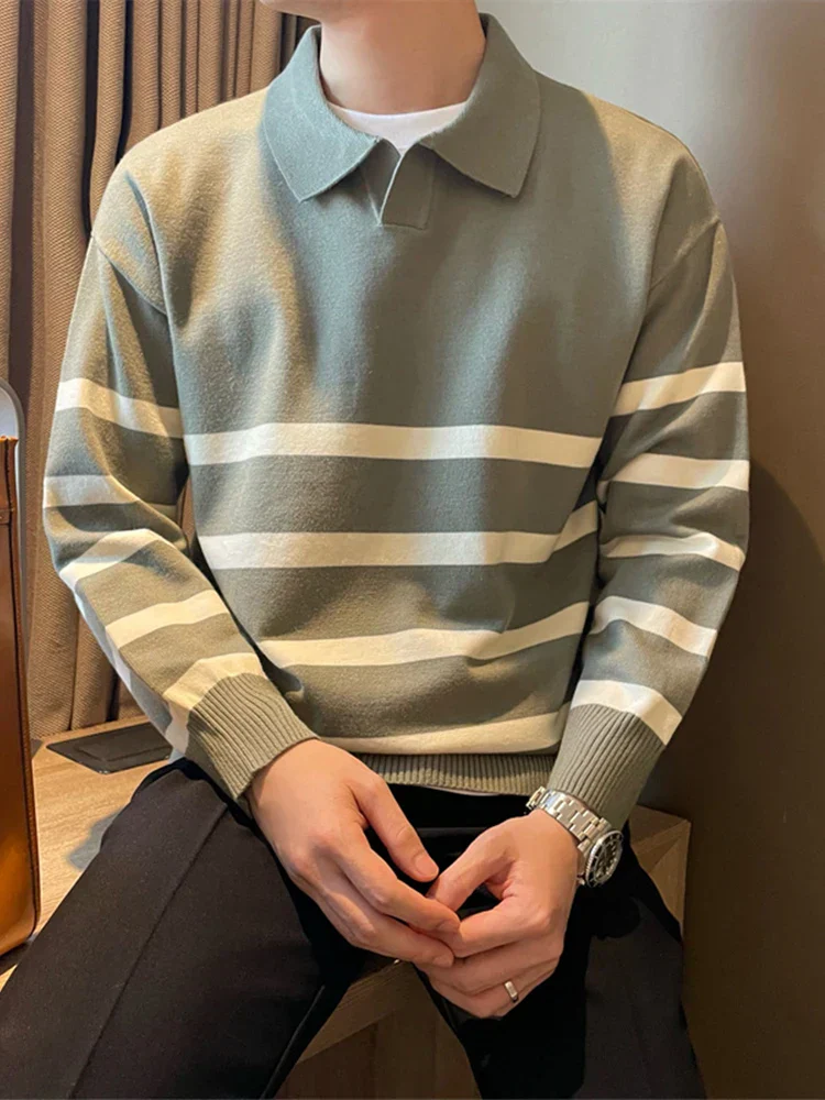 Beau® | Striped Knitted Sweater - Image 8
