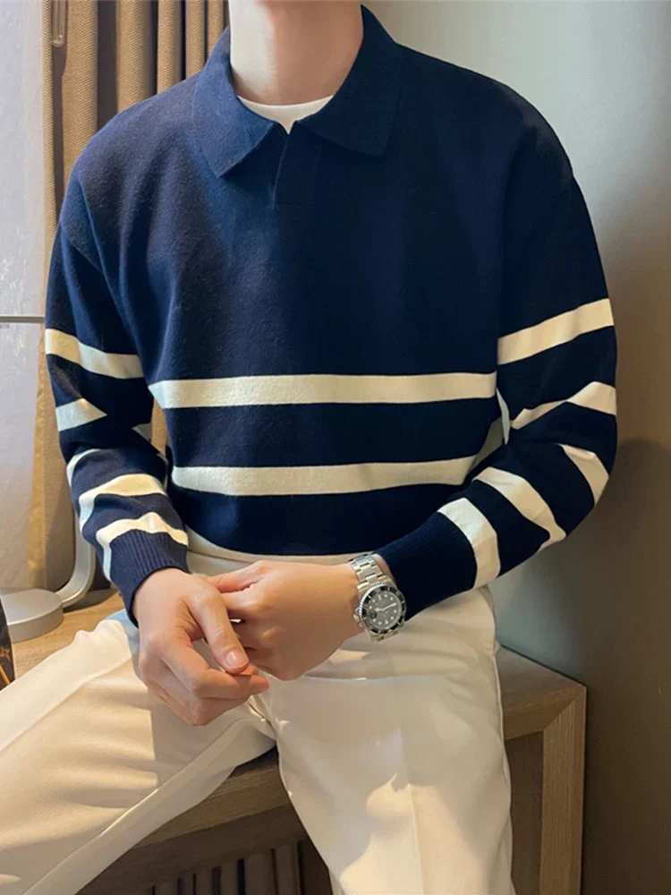 Beau® | Striped Knitted Sweater - Image 9