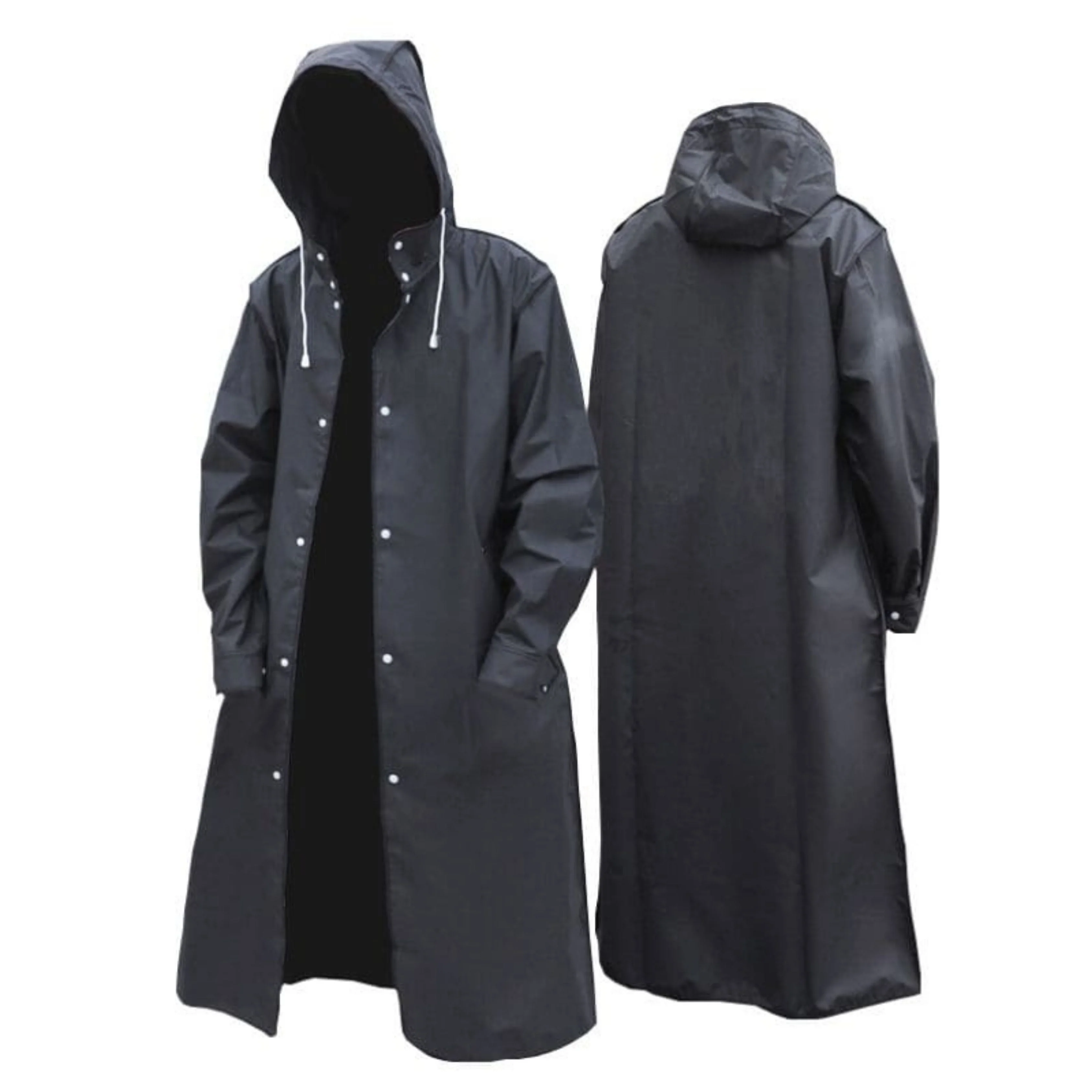 Benedict® | Men's Long Waterproof Hooded Raincoat - Image 3