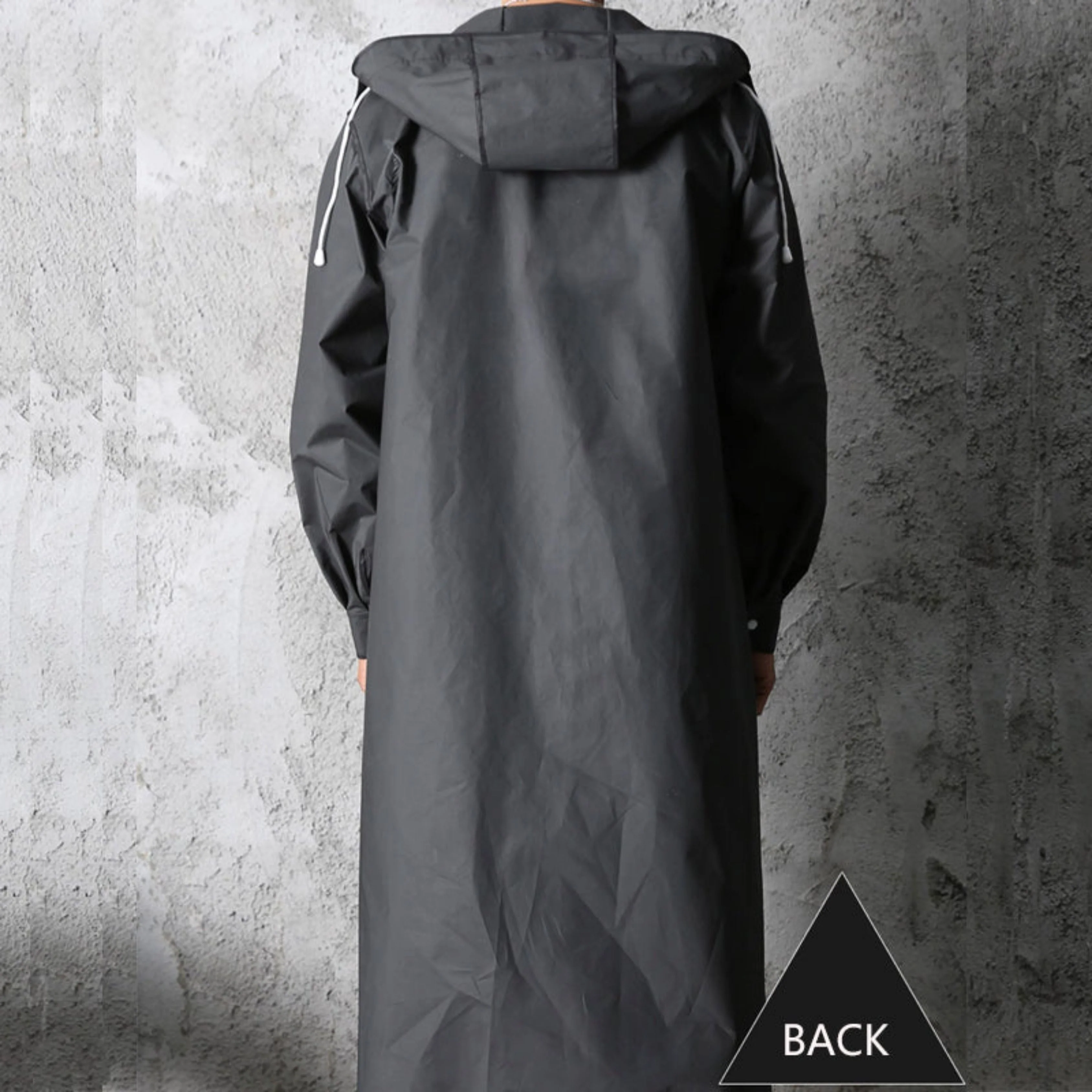 Benedict® | Men's Long Waterproof Hooded Raincoat - Image 7