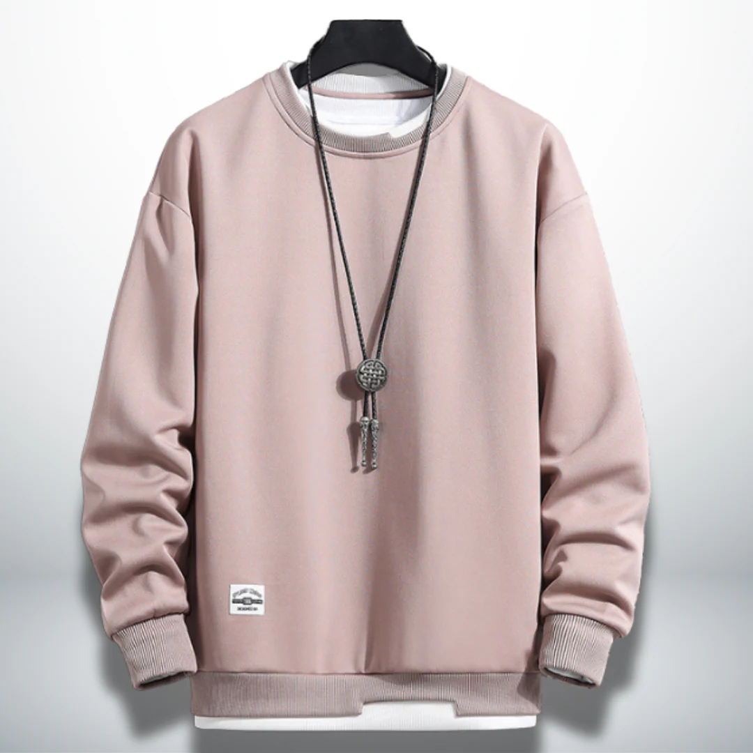 Benedicto® | Comfortable and practical sweatshirt in solid colour - Image 5
