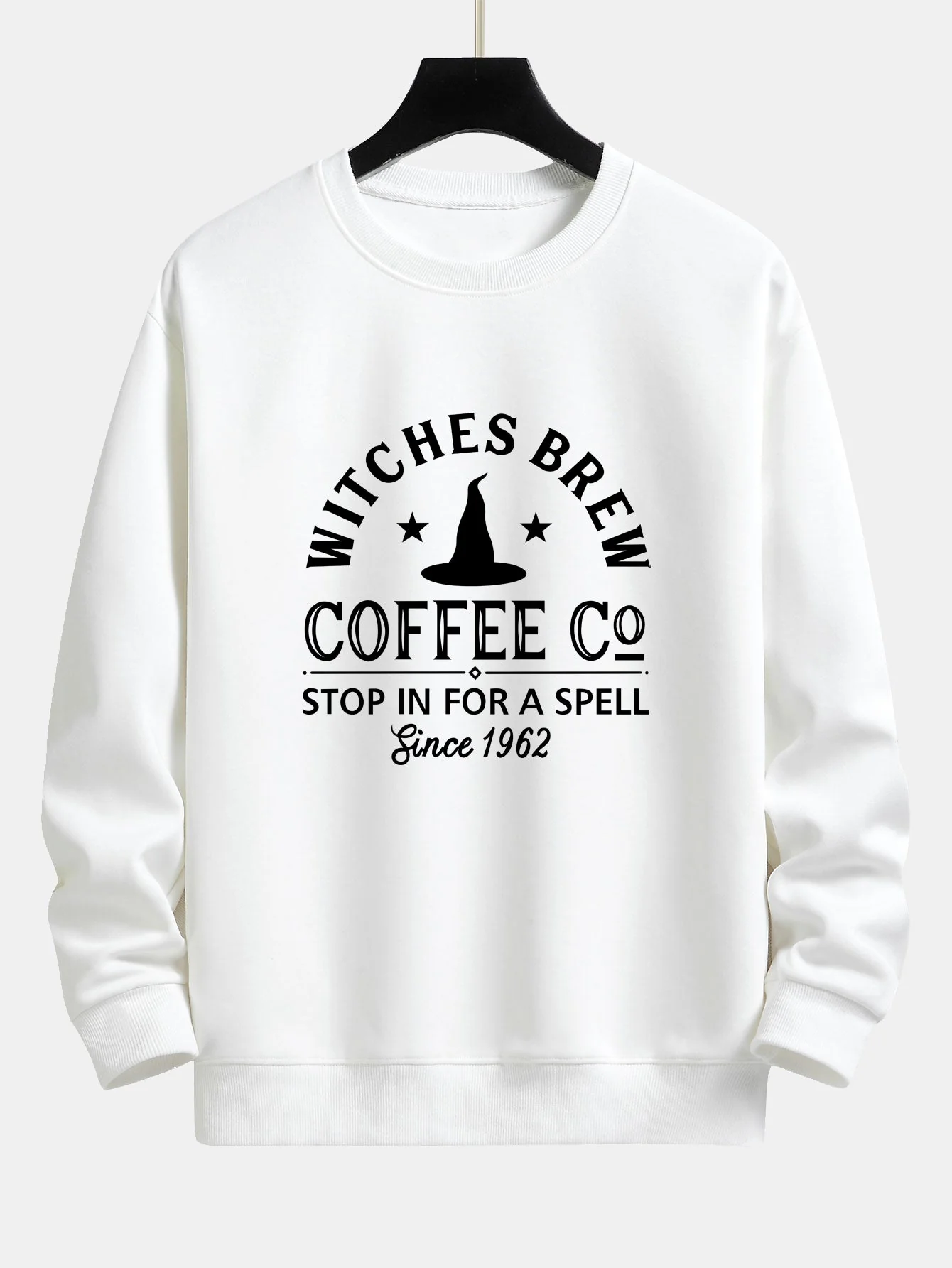 Bernabé® | Halloween Witches Brew Coffee Print Relax Fit Sweatshirt - Image 3