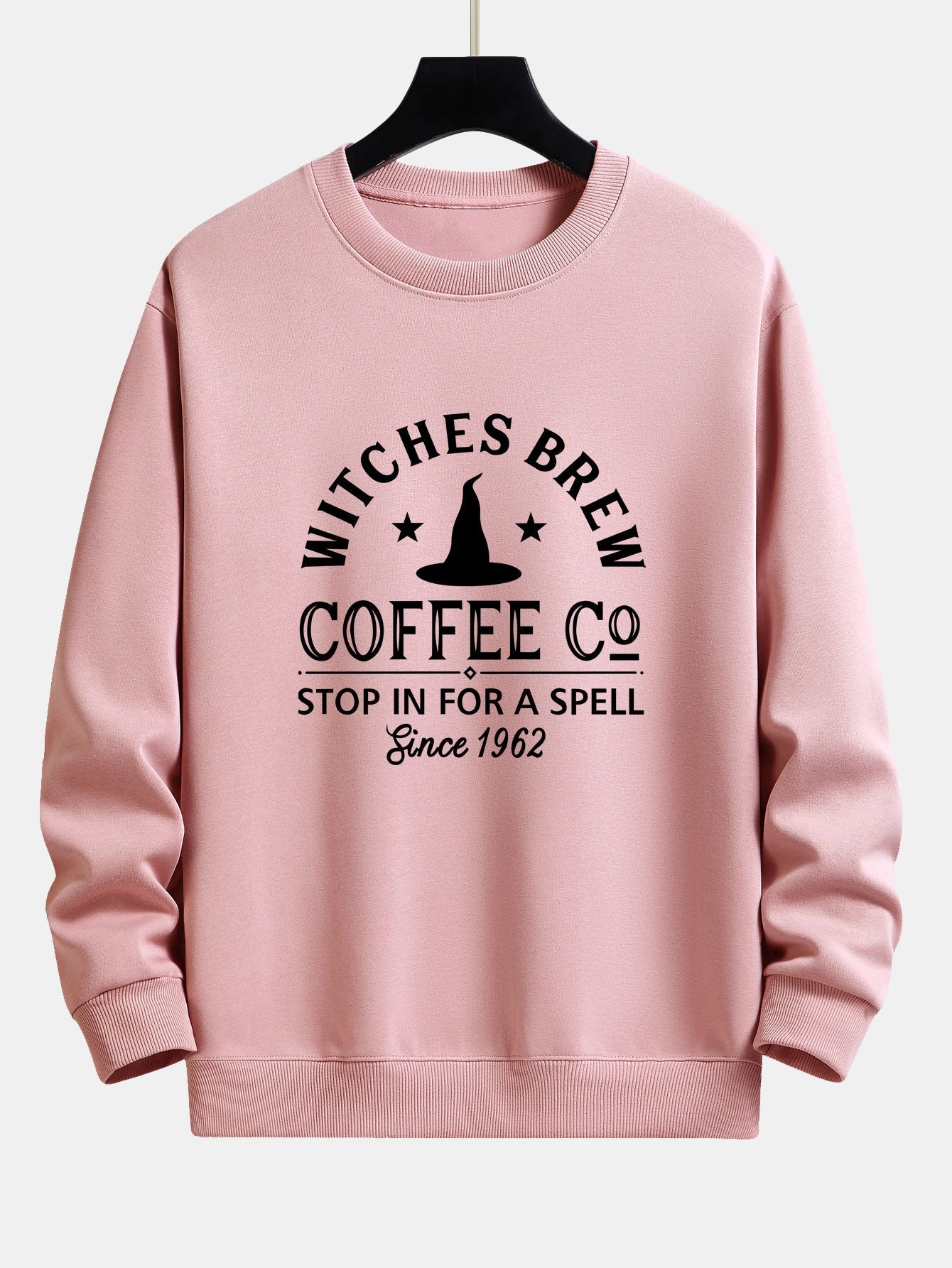 Bernabé® | Halloween Witches Brew Coffee Print Relax Fit Sweatshirt - Image 4