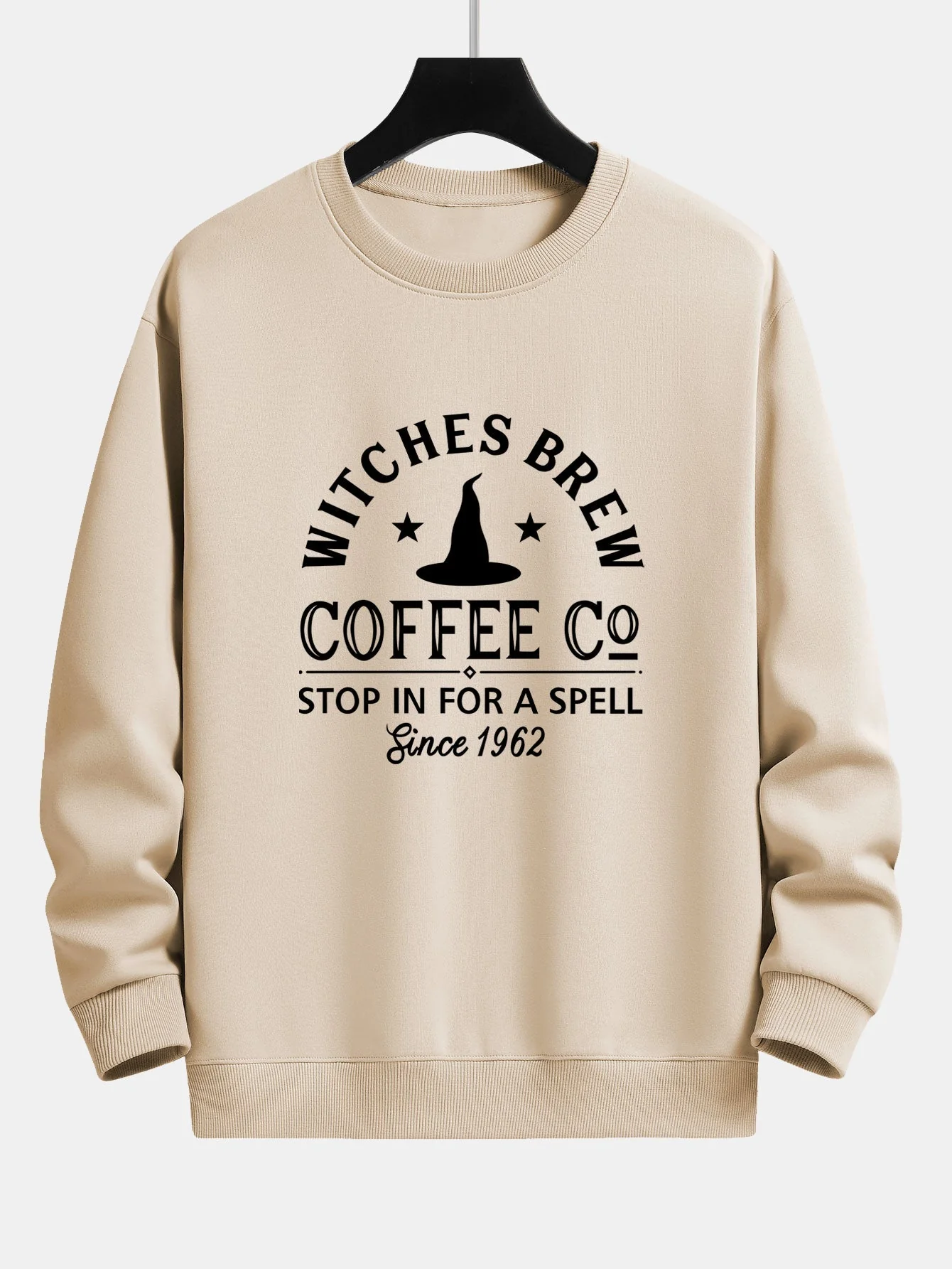 Bernabé® | Halloween Witches Brew Coffee Print Relax Fit Sweatshirt - Image 5