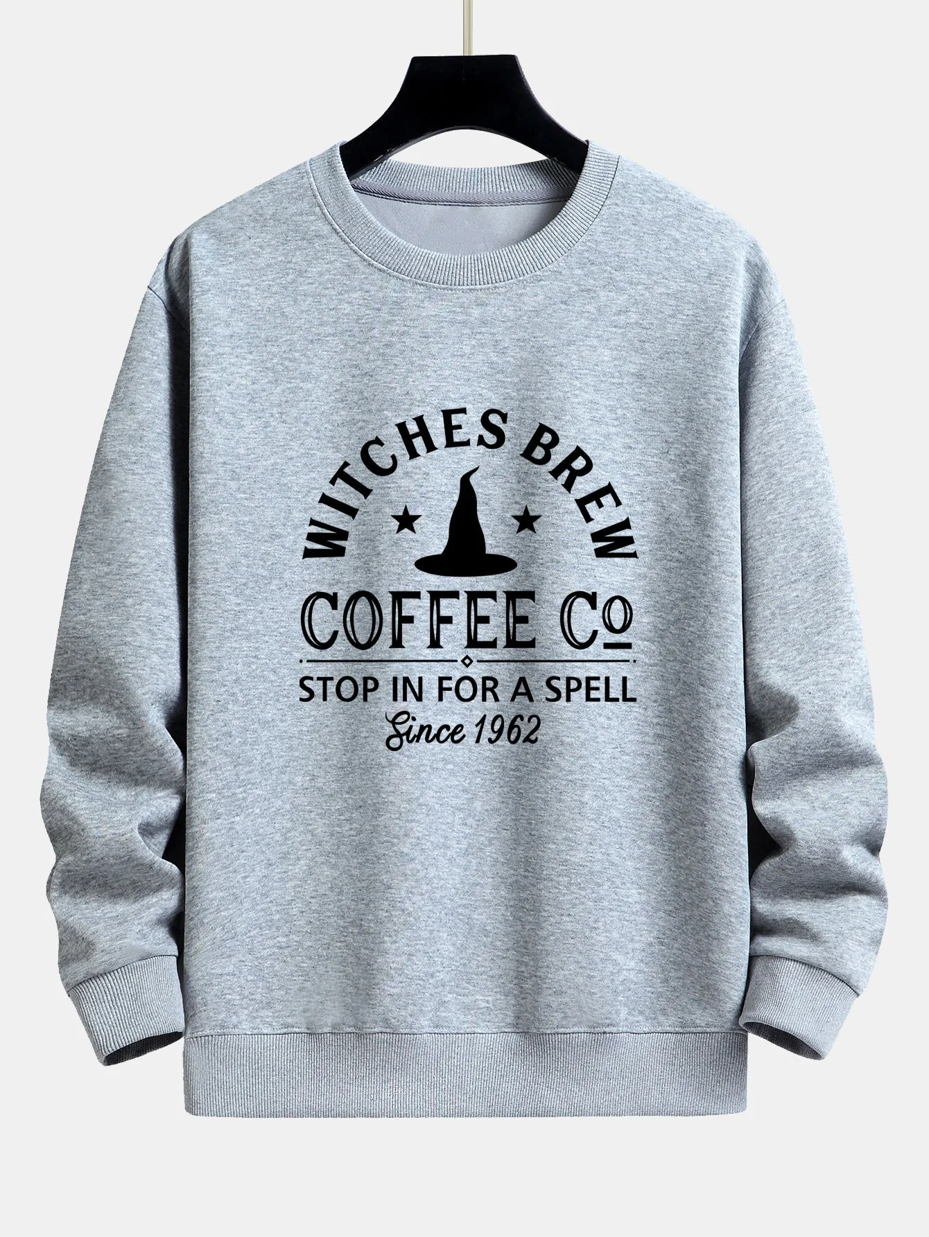 Bernabé® | Halloween Witches Brew Coffee Print Relax Fit Sweatshirt - Image 6
