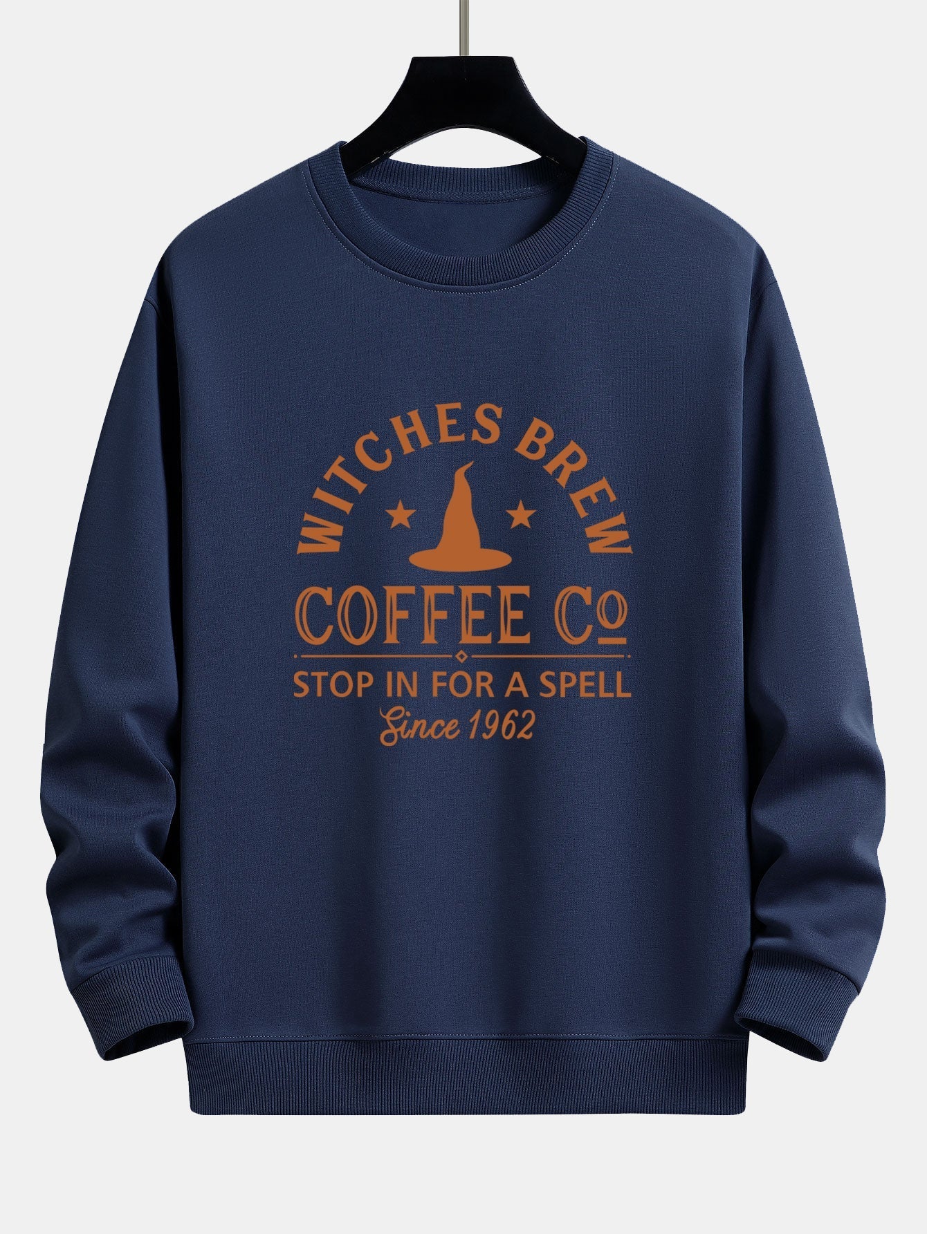 Bernabé® | Halloween Witches Brew Coffee Print Relax Fit Sweatshirt - Image 7