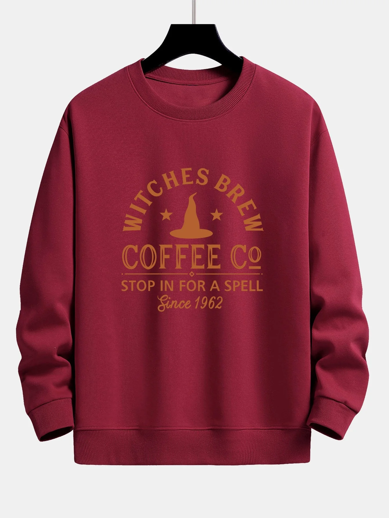 Bernabé® | Halloween Witches Brew Coffee Print Relax Fit Sweatshirt - Image 8
