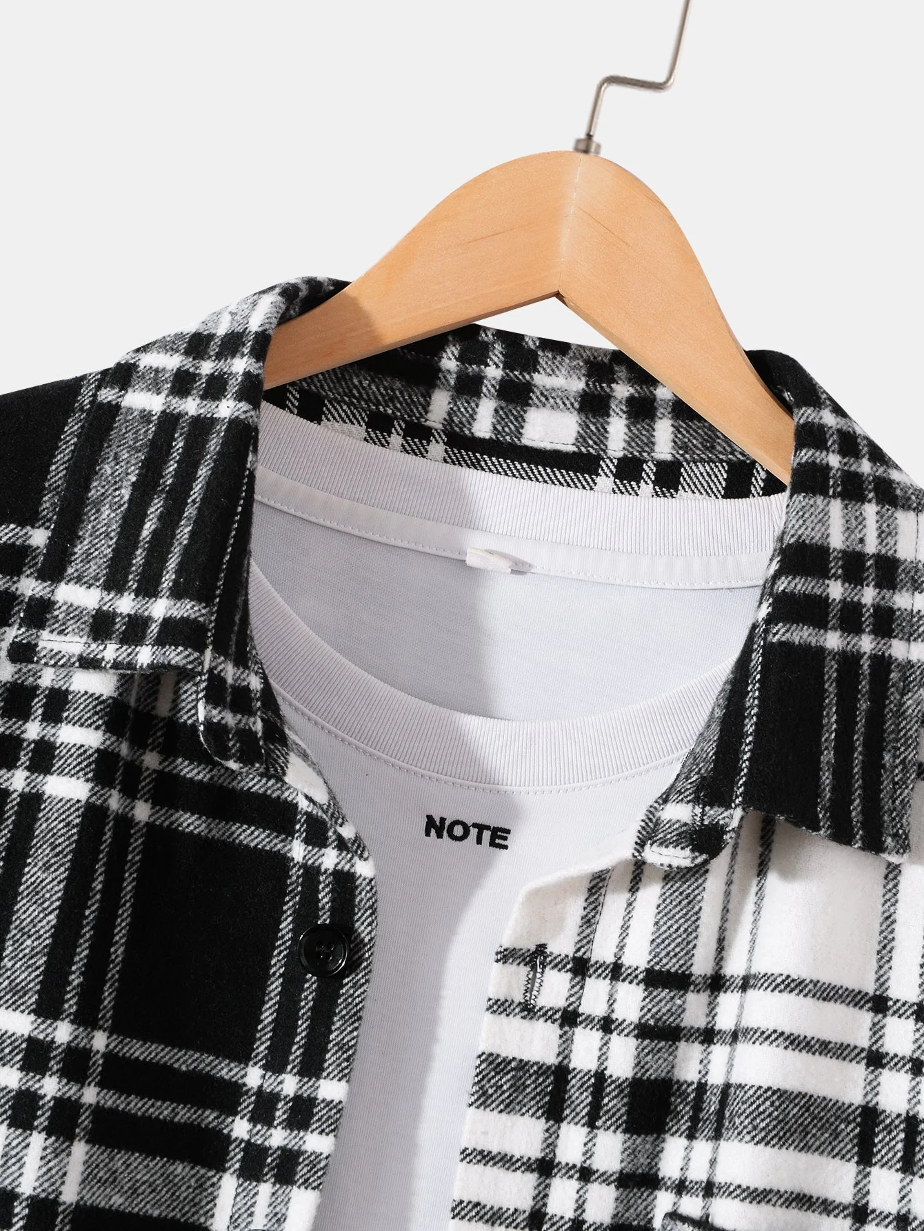 Bernabé® | Patchwork Flannel Plaid Overshirt - Image 3