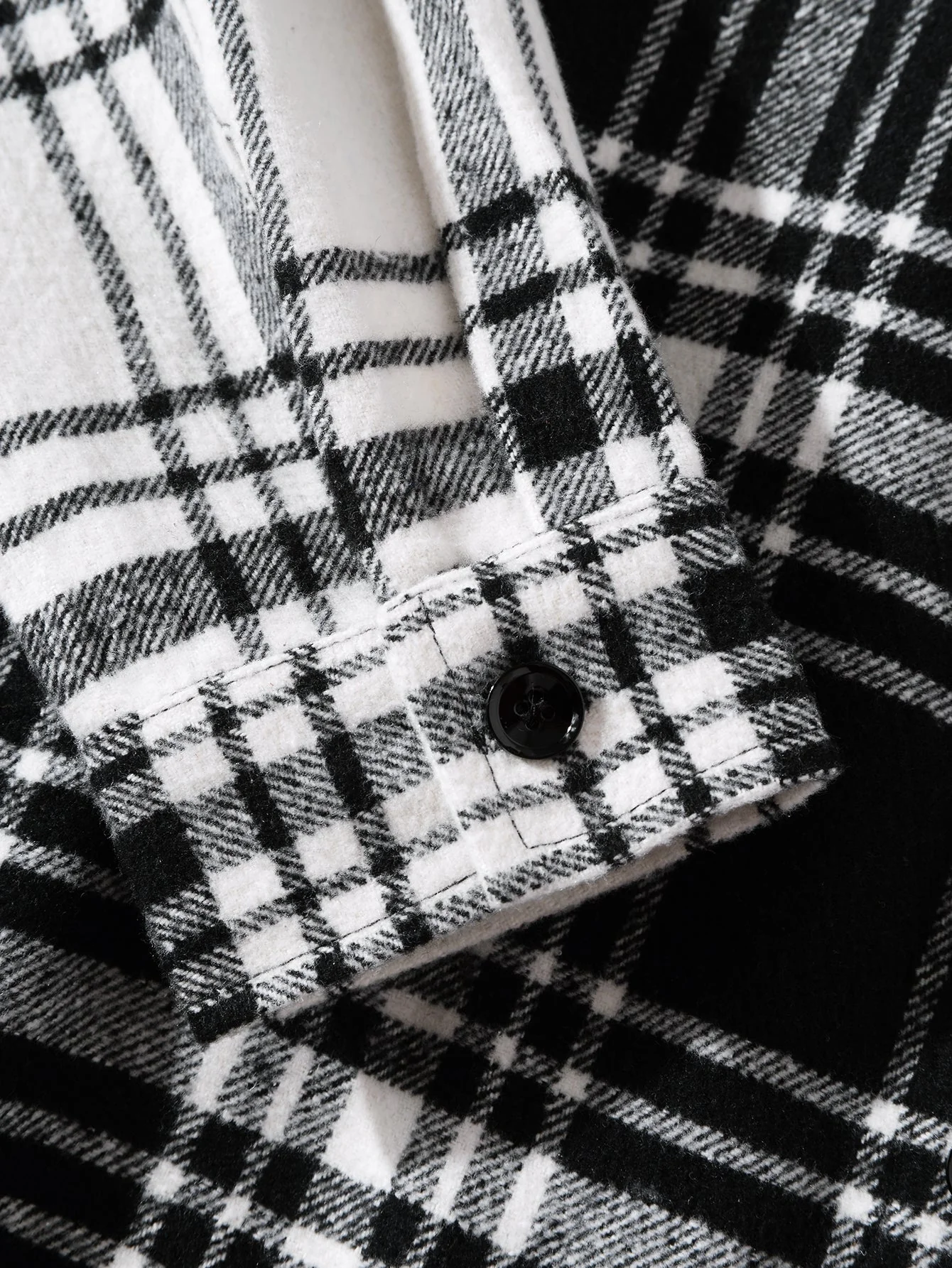 Bernabé® | Patchwork Flannel Plaid Overshirt - Image 4