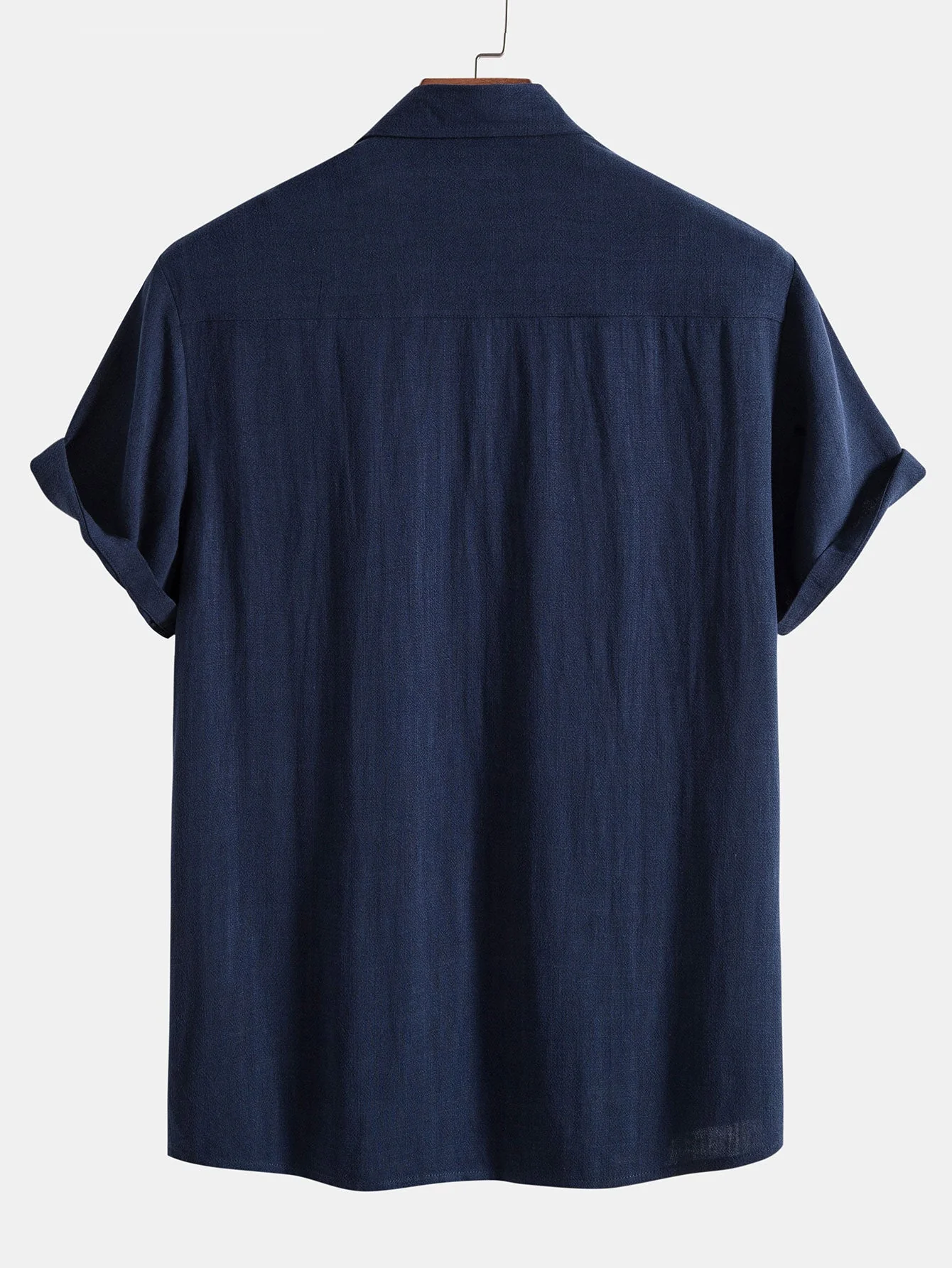 Bernard® | Linen Rayon Blend Button Up Shirt & Straight Leg Linen Pants - Image 9