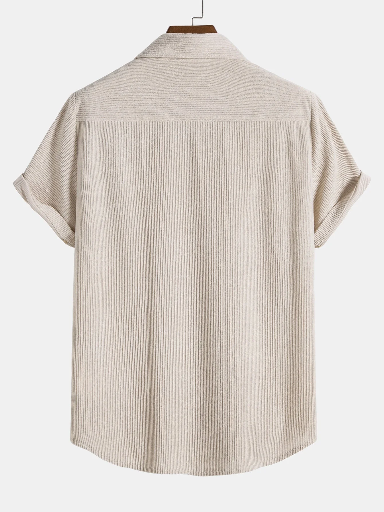 Bernardo® | Corduroy Button Up Short Sleeved Shirt & Straight Leg Corduroy Pants - Image 5