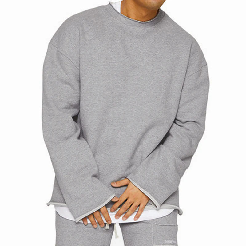 Besim® | Men's Round Neck Loose Fit Casual Sweatshirt 16815807Z - Image 2