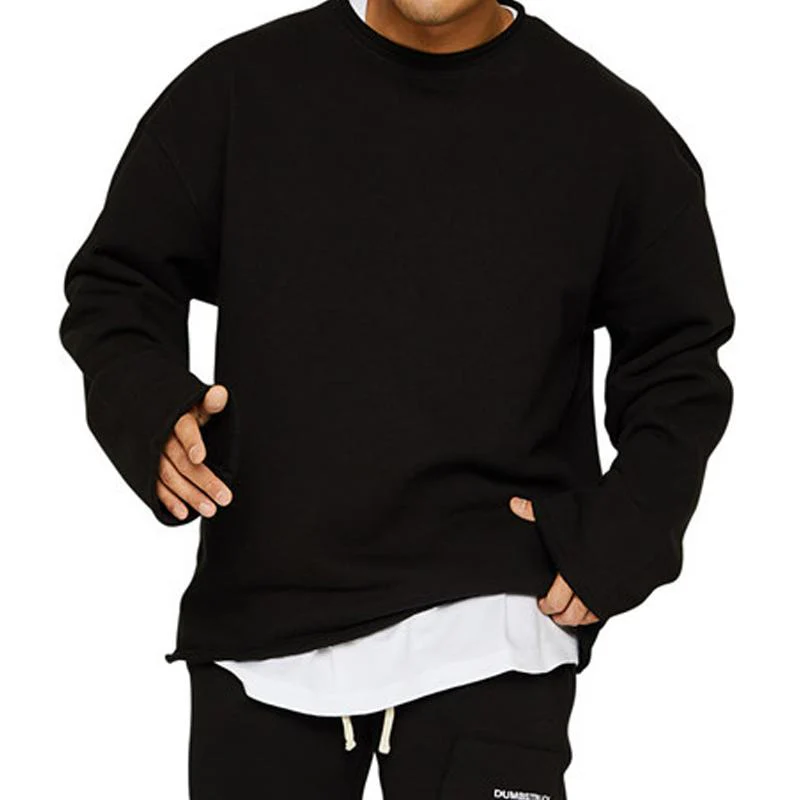 Besim® | Men's Round Neck Loose Fit Casual Sweatshirt 16815807Z - Image 6
