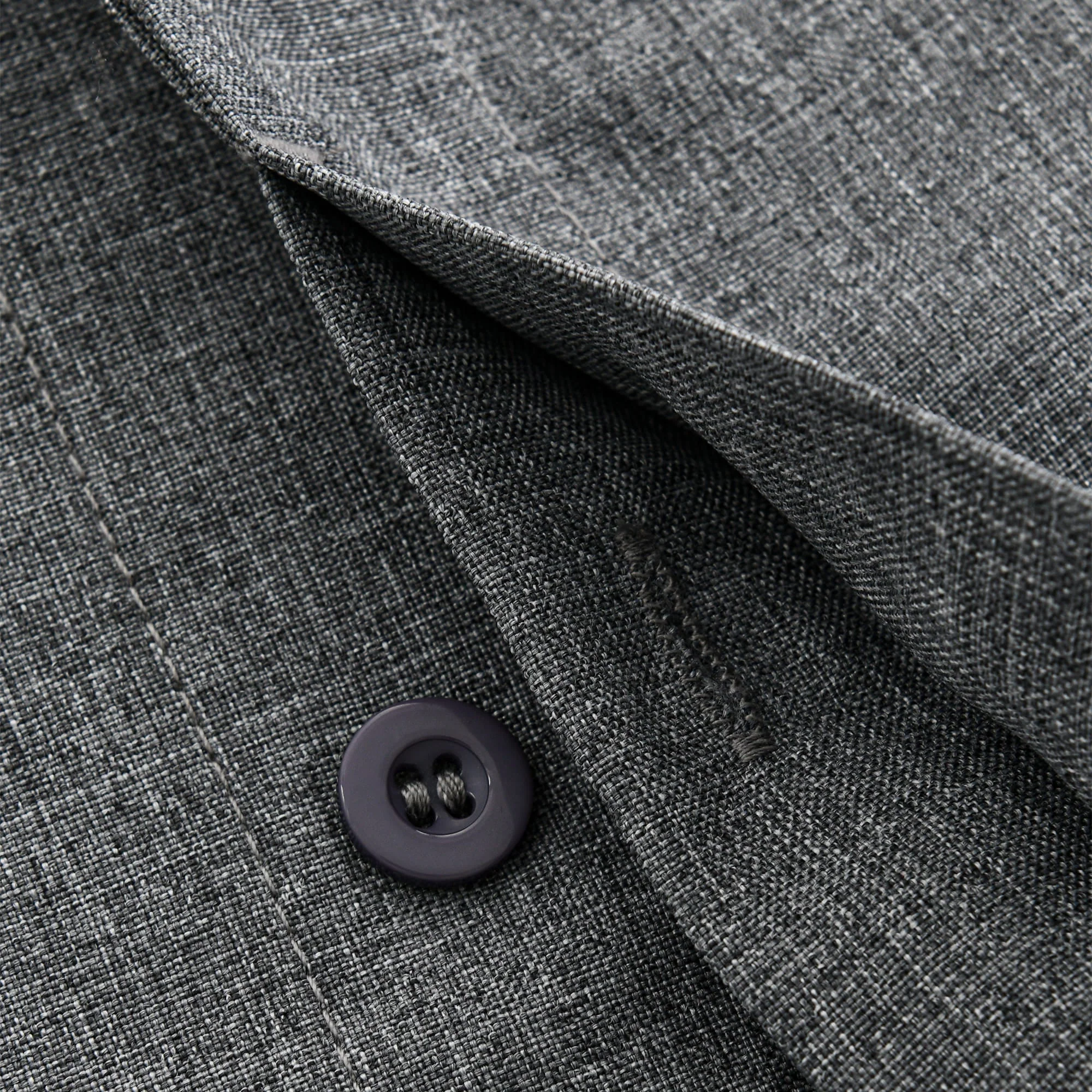 Bess® | Men's Solid Color Lapel Cotton Linen Short Sleeve Shirt 82339241X - Image 11