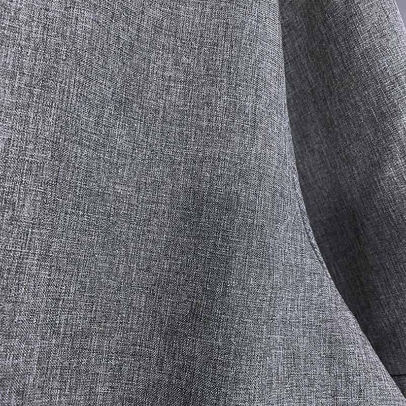 Bess® | Men's Solid Color Lapel Cotton Linen Short Sleeve Shirt 82339241X - Image 13