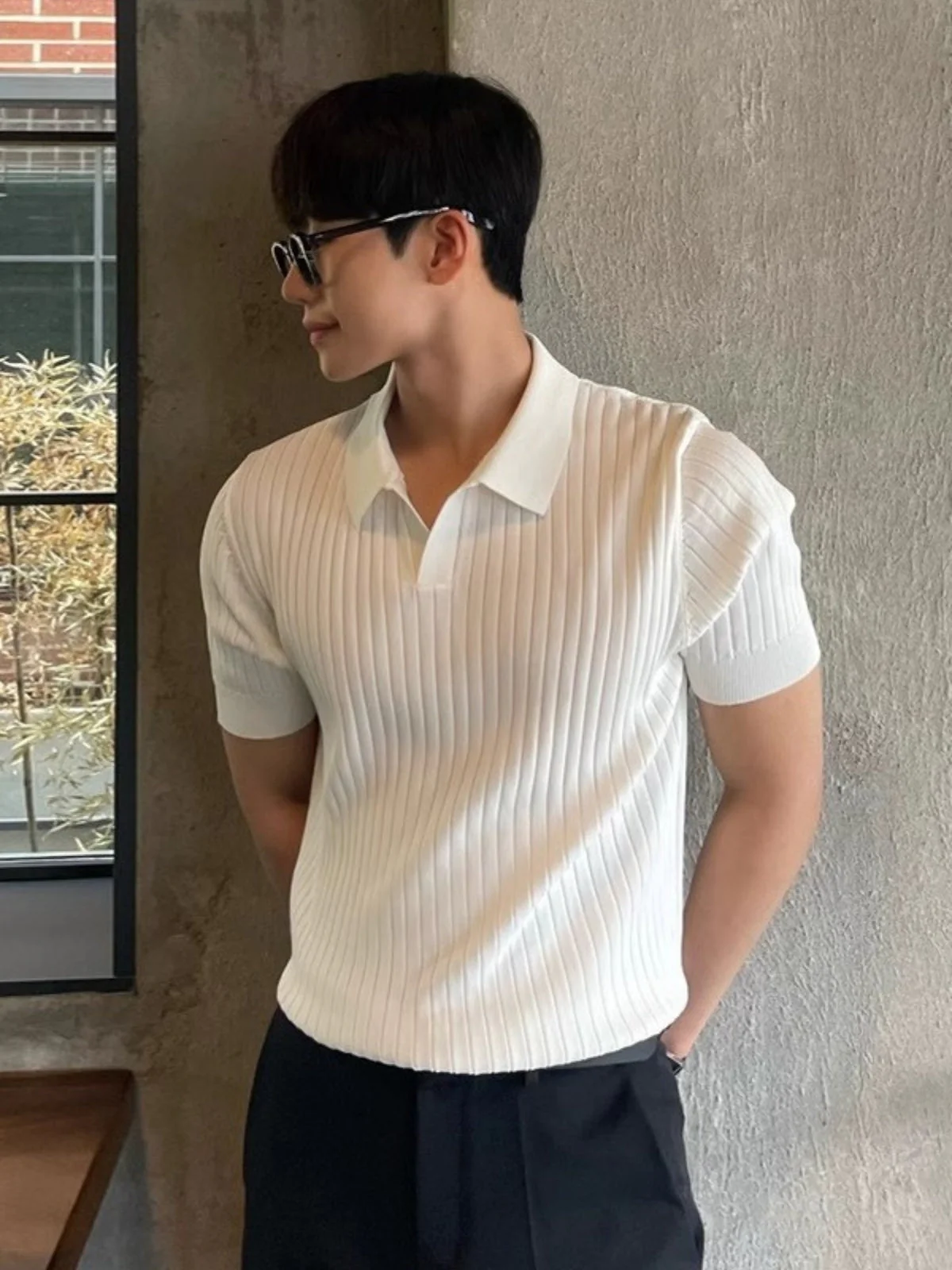 Bezant® | MV Athletic Fit Knitted Polo Shirt - Image 6