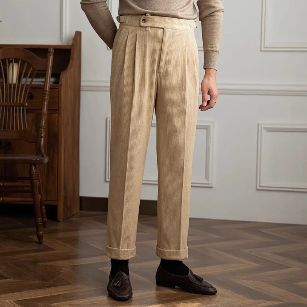 BezemerĀ® | MV Corduroy Drape Casual Trousers - Image 2