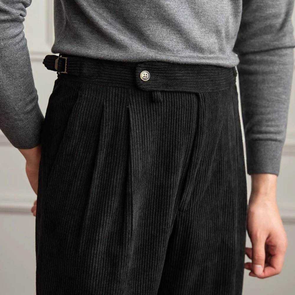BezemerĀ® | MV Corduroy Drape Casual Trousers - Image 3