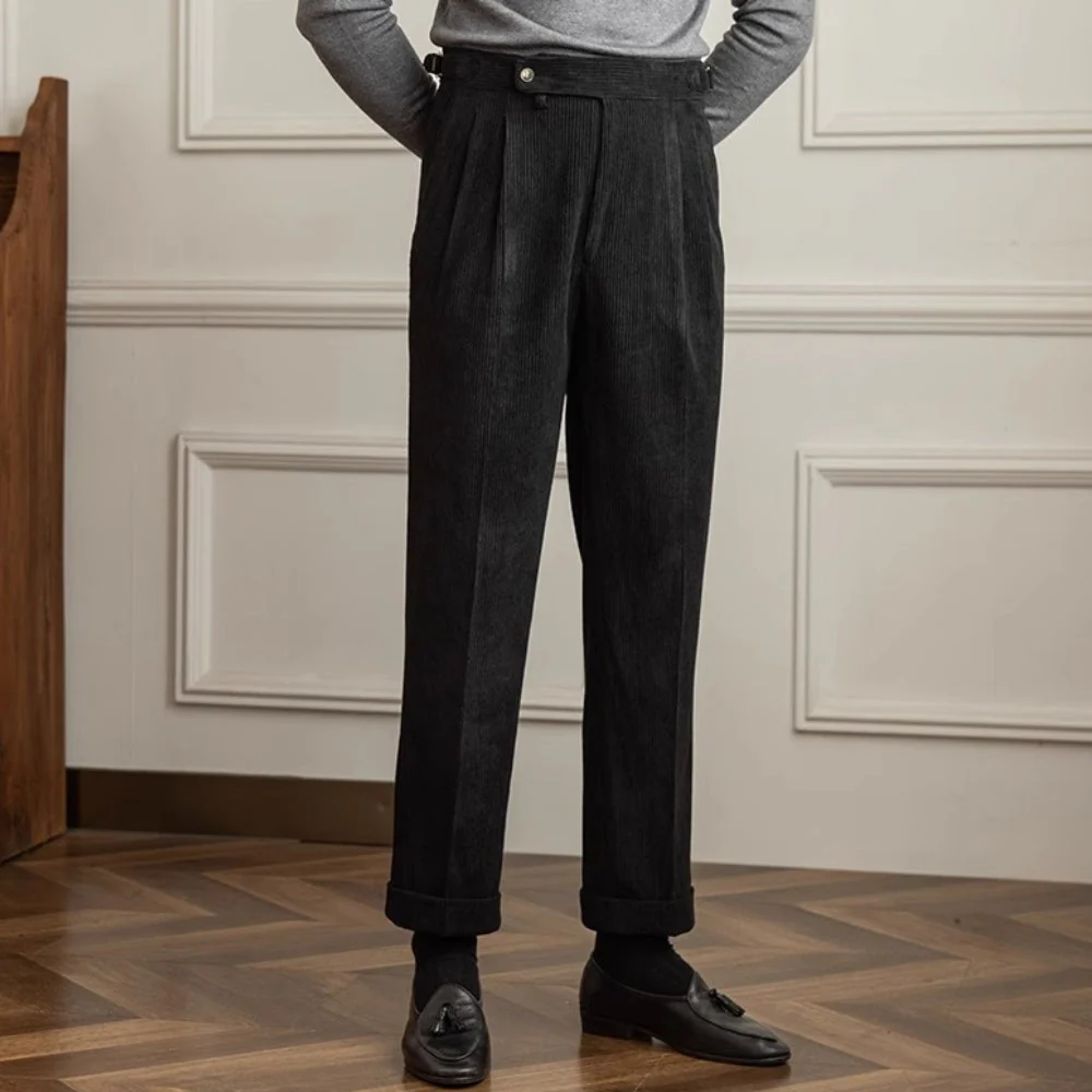 BezemerĀ® | MV Corduroy Drape Casual Trousers - Image 4