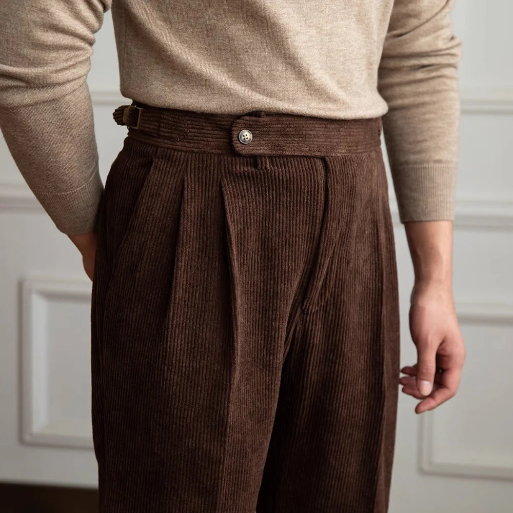 BezemerĀ® | MV Corduroy Drape Casual Trousers - Image 5