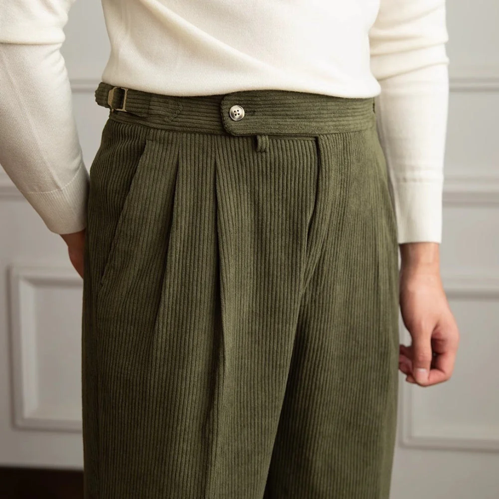 BezemerĀ® | MV Corduroy Drape Casual Trousers - Image 7