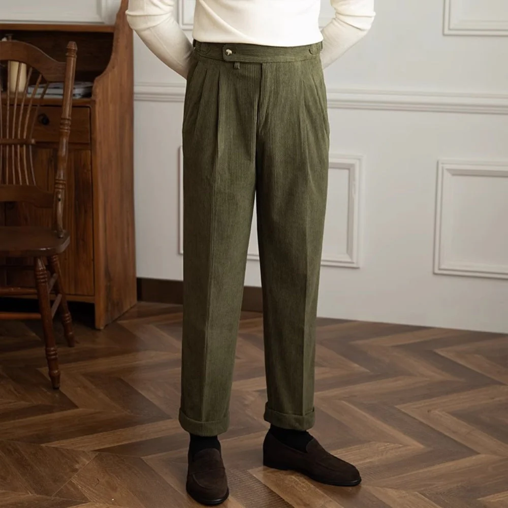 BezemerĀ® | MV Corduroy Drape Casual Trousers - Image 8