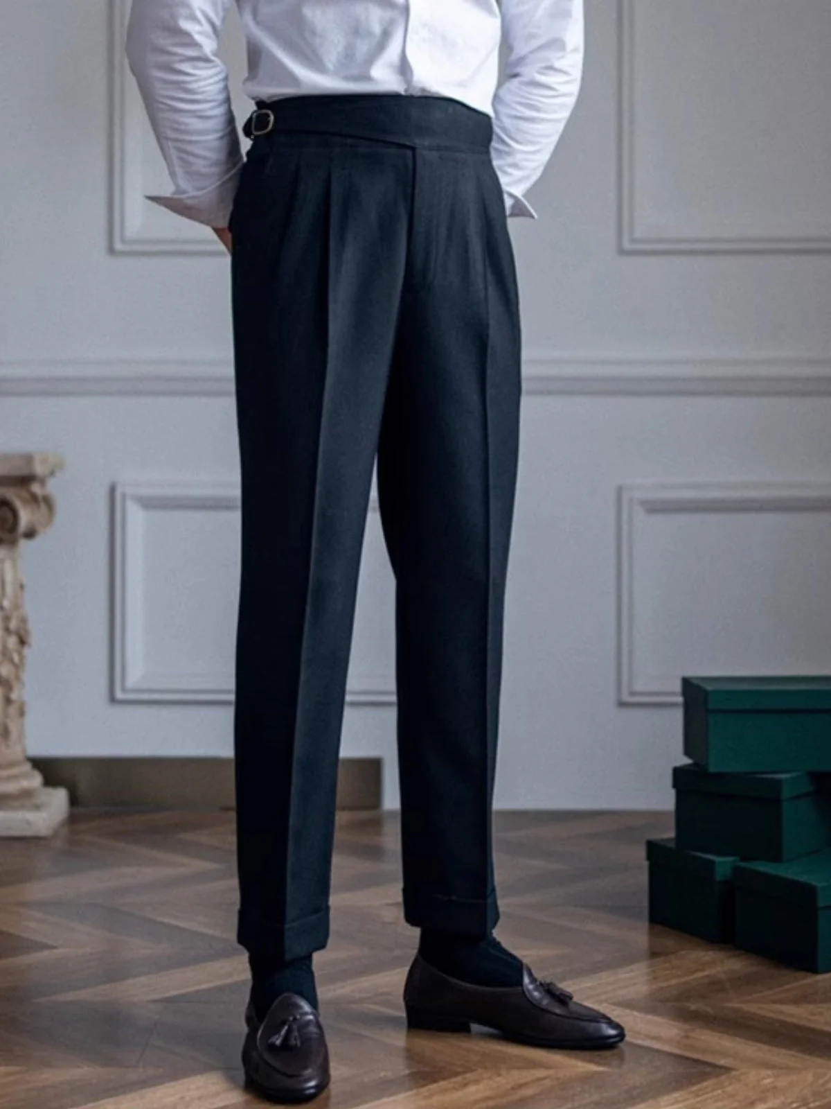 Bhagavan® | MV Italian Style Classic Trousers - Image 12